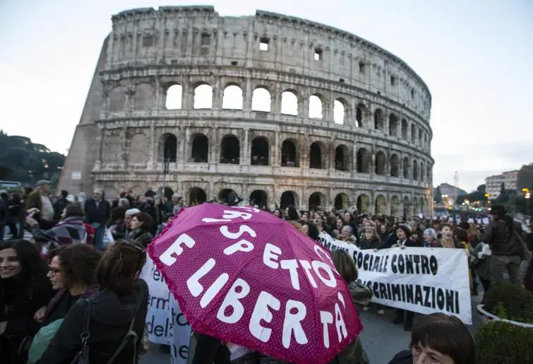 25 Novembre 2017. Giornata Internazionale contro la violenza sulle donne. Non una di meno torna a Roma per una manifestazione nazionale