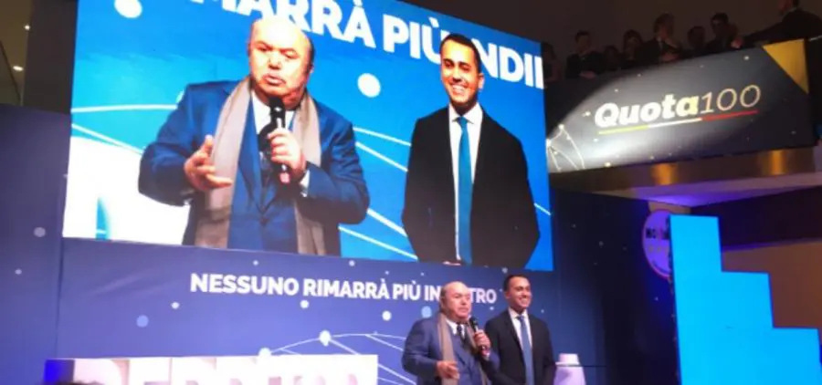 M5S celebra il reddito di cittadinanza. Lino Banfi ruba la scena, rappresenterà l’Italia all’Unesco