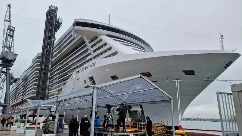 Fincantieri, nasce Msc Seascape la più grande nave da crociera realizzata in Italia