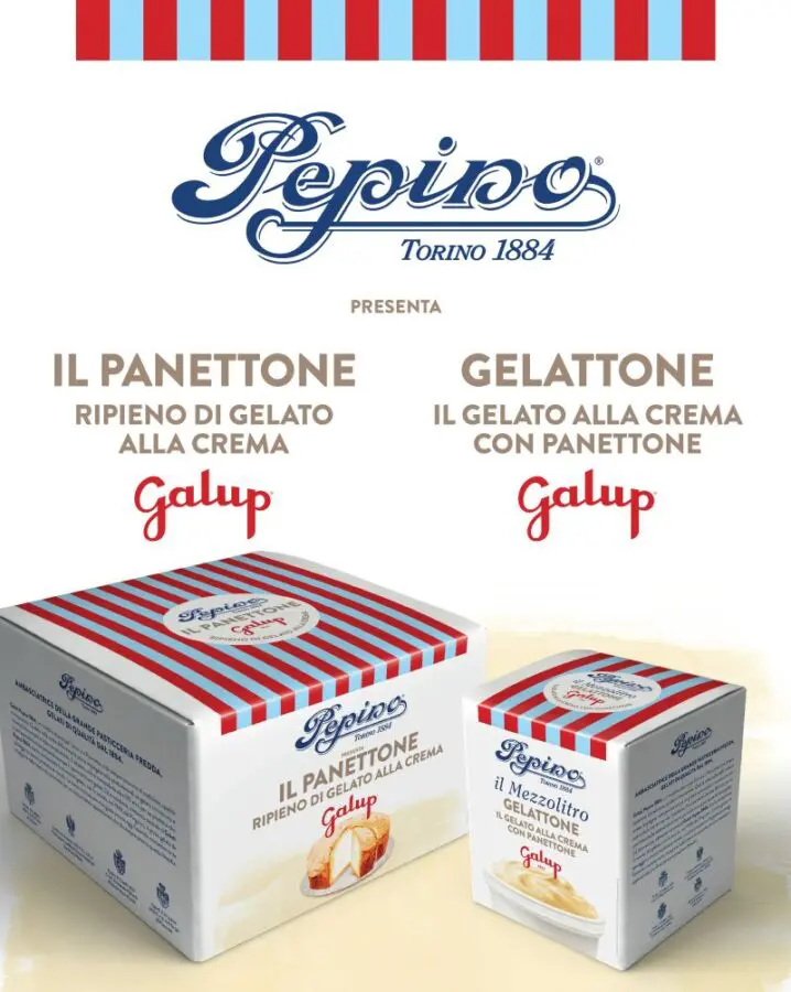 Aria di sposalizio, il panettone Galup incontra il gelato Pepino 1884