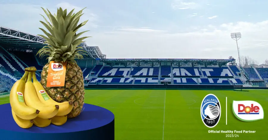 Dole Italia e Atalanta BC rinnovano la partnership per la stagione calcistica 2023-24