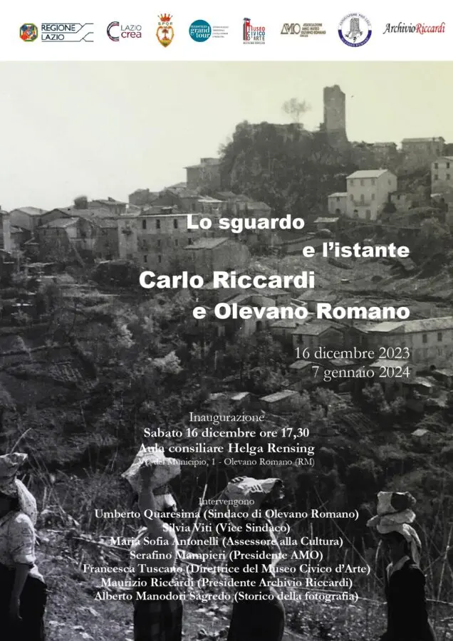 Lo sguardo e l’istante: esplorando la vita a Olevano Romano con l’arte di Carlo Riccardi