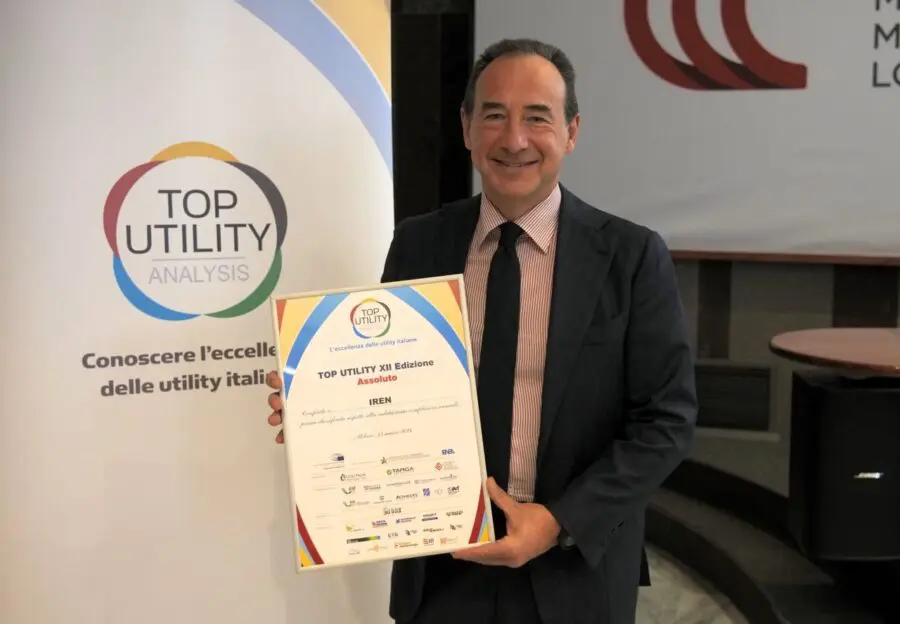 Iren vince il premio Top Utility 2024