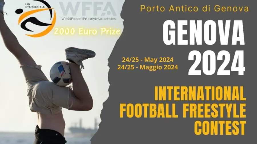 Genova ospita il World Football Freestyle Contest: lo spettacolo dei campioni del calcio freestyle