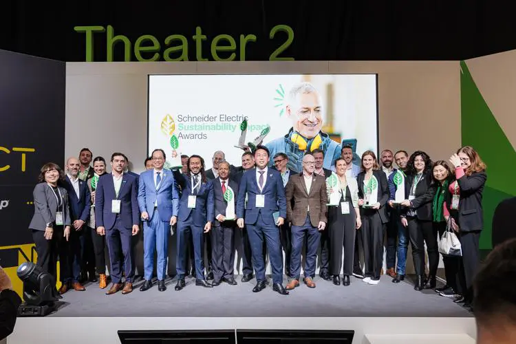 TecnoService tra i vincitori del premio Schneider Electric per l’impatto sostenibile