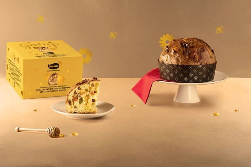 Galup e Mielizia collaborano per il lancio di un panettone al miele millefiori italiano